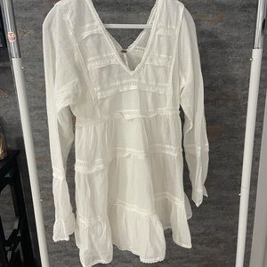 Free people cream short dress size xs